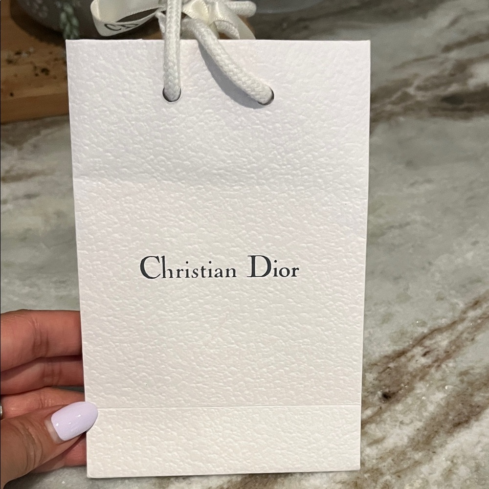 Christian Dior White Gift Bag